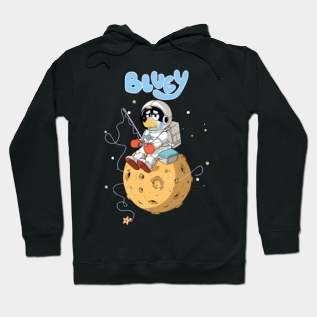 bluey moon Hoodie by GapiKenterKali